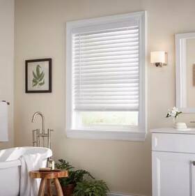 10793478539116 Home Decorators Collection Cordless Faux Wood Blinds With 2 Inch Slats - 32 W X 54 L