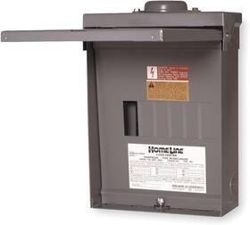 Hom612l100rb Homeline Square D Hom612l100 Load Center 100a 6-spaces 12-circuits