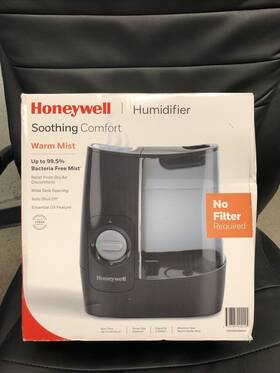 Hwm845bwm Honeywell Soothing Comfort Warm Mist Humidifier Black No Filter