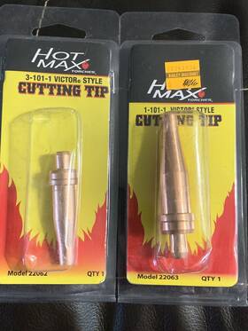 1-101-1 Hot Max 816002003631 3-101-1 And Victor Style Gas Cutting Tips/nozzle Lot