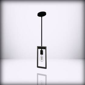 19769 Hunter - Squire Manor 1-light Matte Black For Mini Pendant Light Dimmable M