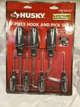 1005020921 Husky 7 Piece Hook And Pick Set Brand New