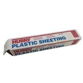 Cf01216c Husky 16 Ft X 100 Clear Poly Film 1.2-mil Thickness Vapor/masking/containment