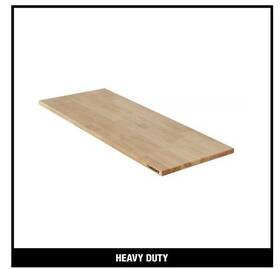Htc1000011 Husky 56 Inch W X 23 D Wood Work Surface For Welded Steel Garage Storage System