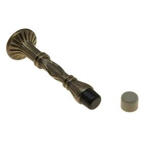 Idh By St. Simons 879913009529 4 Inch Solid Brass Ribbon And Reed Arrow Base Door Stop
