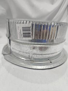Imperial Gvl0127-a 8-in 30 Gauge Galvanized Steel Round Airtight Adhesive Duct Take-off