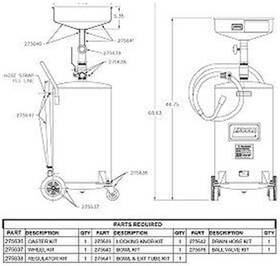 275642 Industrial Corp. Lubrication Drain Hose Kit For Model 3601