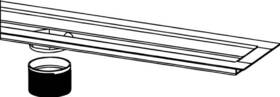 6542 Infinity Drain 817179010811 Drains Fcb Ss - 1 42 Inch Fh 65 Stainless Steel Channel With 2