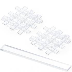 Doy-innconee-0080 Innconee 200 Pcs 0.040 Inch X1/4 X 2 Clear Setting Blocks For Glass Plastic Sett