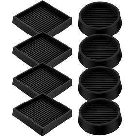 Doy-innconee-0862 Innconee 8 Pcs Rubber Caster Cups Non Slip Furniture Pads Anti-slip Grippers