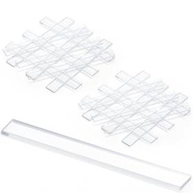 Doy0080 Innconee 200 Pcs 0.040 Inch X1/4 X 2 Clear Setting Blocks For Glass Shower Shims Bulk