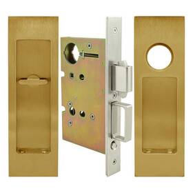 Fh27pd8450-212-38 Inox Fh27pd8450-212 Fh27 Series Keyed Entry Mortise Pocket Door - Brass