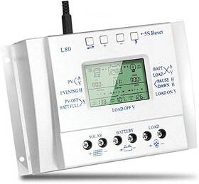 Ipo-r.kwat 313448656816 80a Solar Charge Controller 80 Amp Panel Regulator With Load Timer 12v
