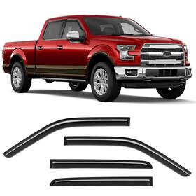 9832181 Isinlasso Rain Guards For Ford F150 2015-2024 Extra Durable In-channel Side Window Def