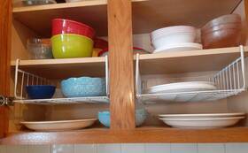 Its A Keeper 417001685400 Under Shelf Baskets Lot Of 3 White 10.25 Inch W X 15.25 L 5.5 H New