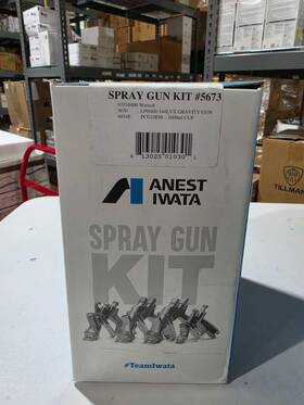 Lph400-144lvx Iwata 5673 Anest Gravity Spray Gun With 1000 Ml Cup