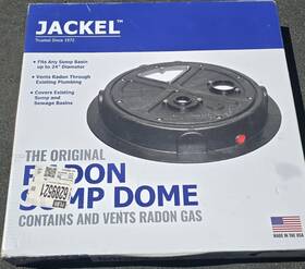 6289521 Jackel The Original Radon Sump Dome Cover Flood And Vents Gas