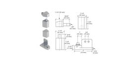 0p25lha Jackson Pivot Hinge Set Left Hand Reverse Bevel Type Aluminum Finish