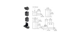 0p25lhdu Jackson Pivot Hinge Set Left Hand Reverse Bevel Type Dark Bronze Finish