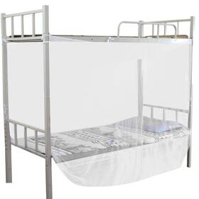 Jadpes 724942753847 4 Corner Post Bed Canopy Net Twin Full Queen Size Netting White