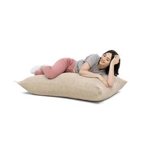 17582850 Jaxx Saxx 3.5 Foot Giant D Cor Floor Pillow Premium Chenille Beige