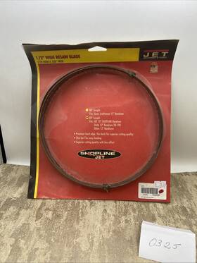 709394 Jet Vintage 1/2 Inch Wide Resaw Blade 3 Tpi Hook X .020 Thick 80 Length