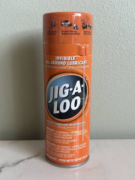 Jig-a-loo 061722544166 Invisible All-around Multi-purpose Lubricant Spray Can 311g