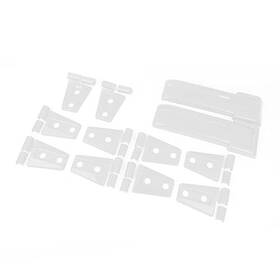 Jimen103r46 Jimen Compatible With Jk And Unlimited 4 Door 2007-2018 34pcs White
