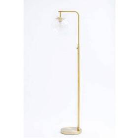 Jimenez Mr Discount 798919044894 58 .5 Inch Glass Globe Floor Lamp In Brass