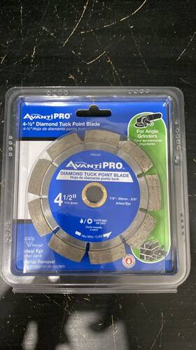 Jimenez Mr Discount 850650001922 Aventi Pro 4-1/2 Inch Diamond Tuck Point Blade A12