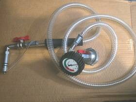 6ev-1 Johndow Industries John Dow Replacement Vacuum Gauge For Fluid Evacuators