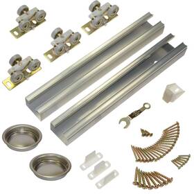 100482dr Johnson Hardware Aluminum By-pass Door Set 11 Pc