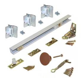 170w243h Johnson Hardware 1700 Series 24 Inch Bi-fold Track And Set For 2 12 Doors