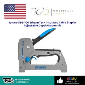 Stg-100 Jonard Tools Triggertack Insulated Cable Stapler Adjustable Depth Ergonomic