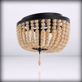 Jyl9074b Jonathan Y Allison 10 2-light For Shabby Chic Farmhouse Wood Black/