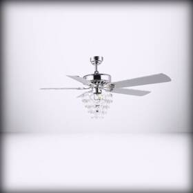 Jyl9616a Jonathan Y - Mindy 52 3-light Glam For Modern Crystal Shade Led C