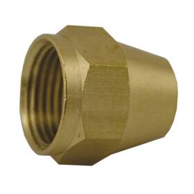 F40005 Jones Stephens 1/2 Brass Short Floor Nut
