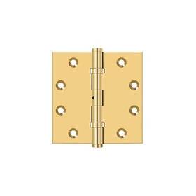 Jh35345 Jones Stephens Set Of 2 - 4.5 Inch X Square Hinges Ball Bearings Polished Brass