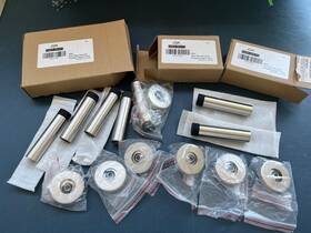 Dsb5-bn Jqk Set Of 7 Brushed Nickel Doorstops