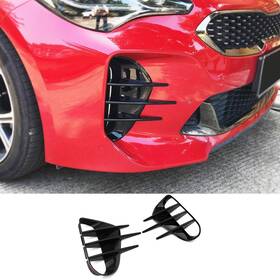K01-18-19-zu Juiveel Front Bumper Side Vent Grill Trim Cover Fog Light Lamp Fen