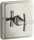 K-t13173-3a-sn Kohler Pinstripe Pure Thermostatic Valve Trim Kit Polished Nickel
