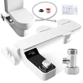 22385207 Kakalote Dual Nozzle Bidet Attachment For Toilet With Phone Holder Non-electric