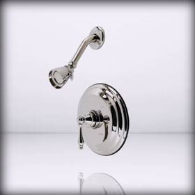 Kb3636also Kingston Brass - Restoration Shower Faucet 7.13 X 7. Polished Nickel