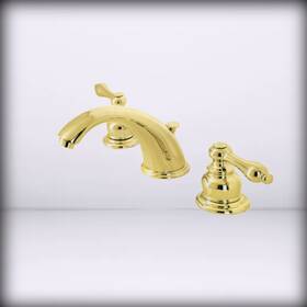 Kb972alb 663370152856 Kingston Brass - Widespread Bathroom Faucet Polished B 5.75 X 4 2.31