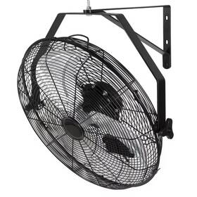 Kffkff Bt-wl18b 18 Inch Wall-mounted Fan 4150 Cfm 3-speed Waterproof Black