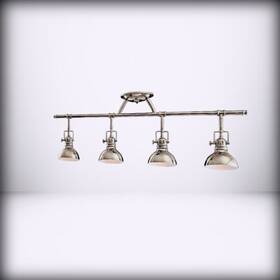 4-ligh Kichler Lighting 7704pn Hatteras - Bay 31.25 4 Light Halogen Fixed Rail Polished Nickel