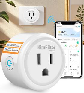 Kimfilter Kf002 Mini Smart Plug Wifi Socket Works With 2.4ghz Network Only App Co