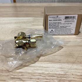 Cc33102dl Kingston Brass 3/8 Inch Ips O.d. Compression Angle Valve Polished