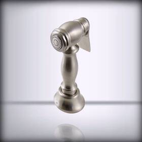 Ccrp1k8spr Kingston Brass - Gourmetier Vintage Kitchen Faucet Spr Brushed Nickel