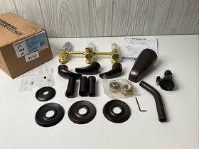 Kb235ll Kingston Brass Tub And Shower Fauce Oil Rubbed Bronze 5-inch Spout Reach